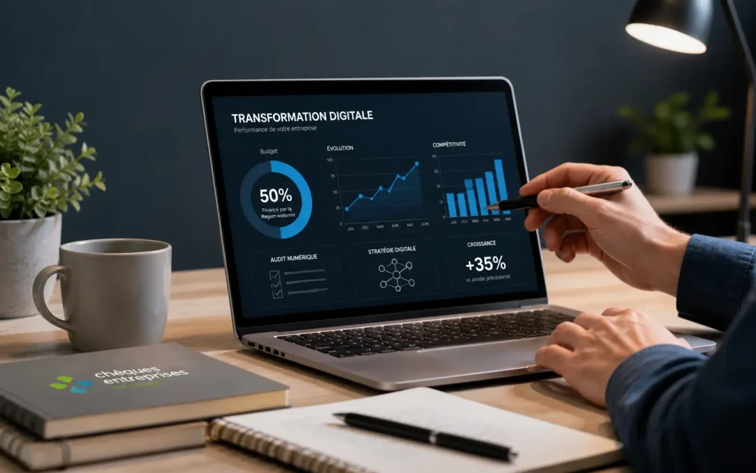 Subside chèques entreprises en Wallonie : financez 50% de votre transformation digitale