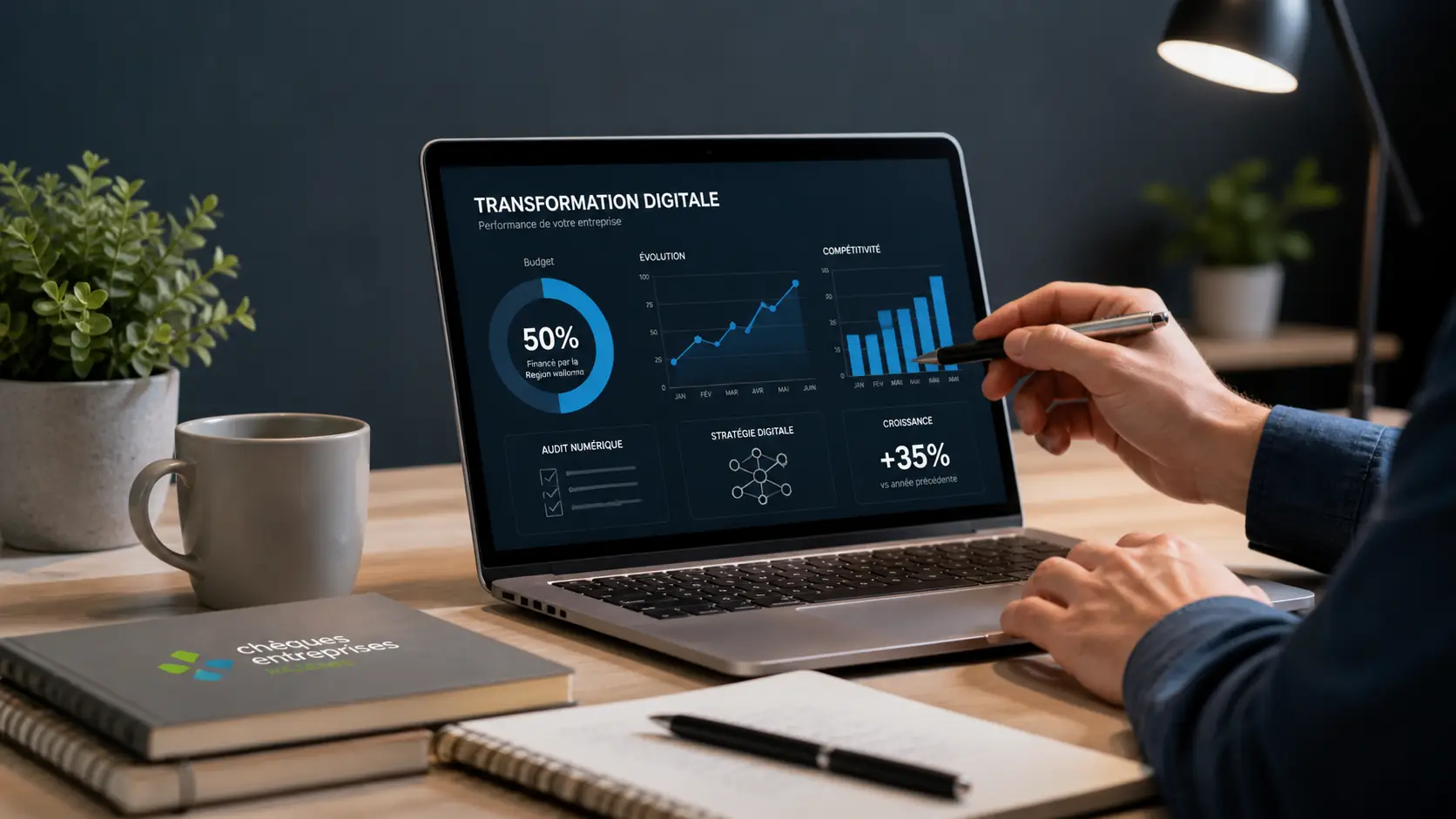 Subside chèques entreprises en Wallonie : financez 50% de votre transformation digitale